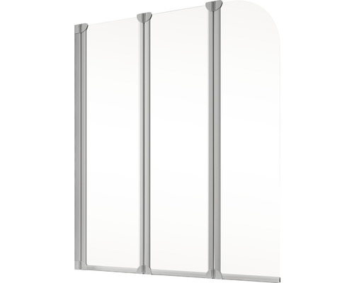 Sklenená sprchová stena s kovovým rámom