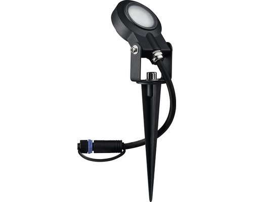 LED vonkajšie bodové svietidlo Paulmann 93934 Plug and Shine Sting IP67 6W 270lm 3000K antracit - zapichovacie-0