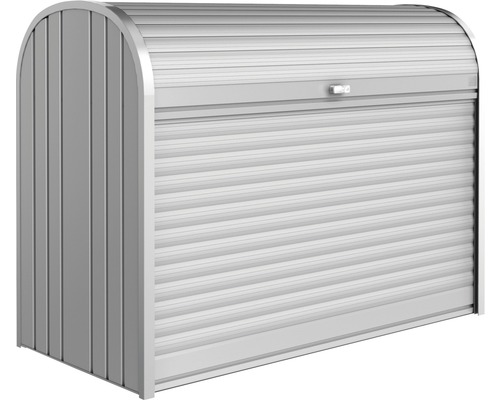 Kovová skriňa na popolnice s roletou