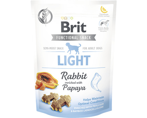 Maškrta pre psov Brit Care Dog Functional Snack Light Rabbit 150 g Brit Functional Snack Light Králičie balenie psích pochúťok
