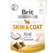 Brit Funkčný snack Skin and Coat pre dospelých psov, krill s kokosom