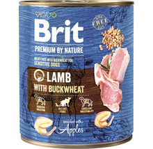 Konzerva pre psov Brit Premium by Nature Lamb with Buckwheat 800 g-thumb-1