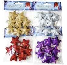 Vianočná dekorácia hviezdy, triedené, v sáčku