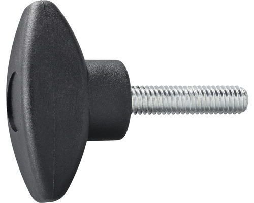 Skrutka s krídlovou hlavou so závitom