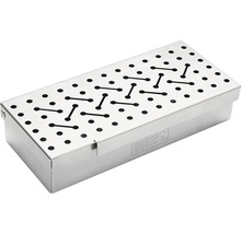 Nerezový údiaci box s otvormi na gril