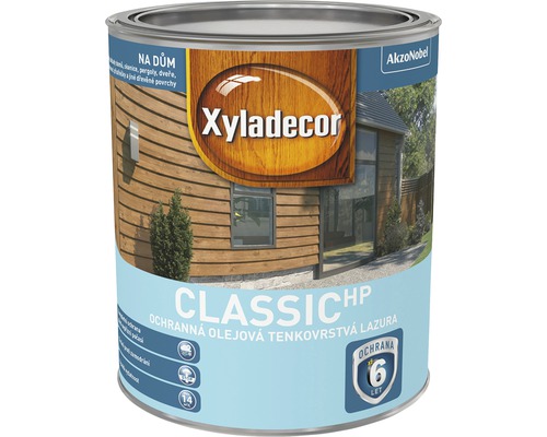 Lazúra na drevo Xyladecor Classic gaštan 0,75 l BIOCÍD