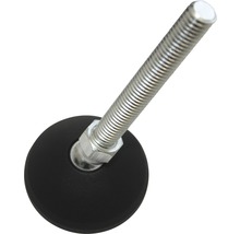 Nastaviteľná noha so závitovým vretenom a poistnou maticou