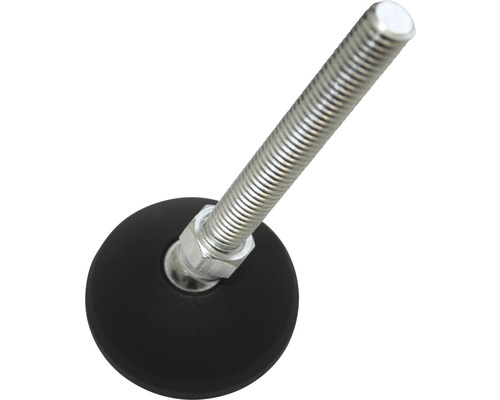 Nastaviteľná noha so závitovým vretenom a poistnou maticou