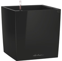 Čierny kvetináč Lechuza s ukazovateľom hladiny vody