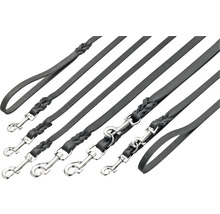Vodítko pre psa Karlie Rondo rozdvojka 12 mm 30 cm čierne