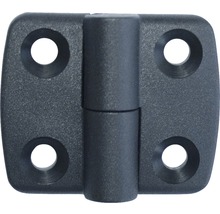 Plastový záves so štyrmi upevňovacími otvormi