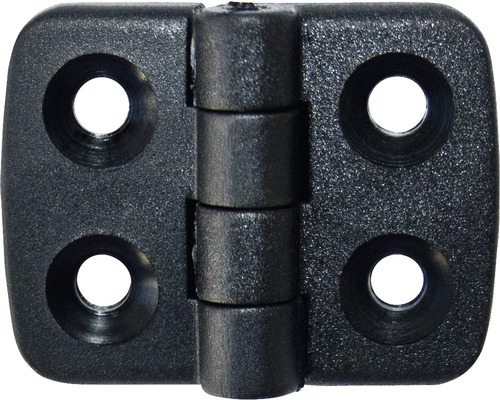 Záves plastový 20x20 mm sivý 1 ks Plastový pánt