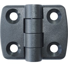 Plastový pánt so štyrmi montážnymi otvormi