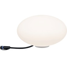 Dekoratívna záhradná lampa v tvare vajca s káblovým pripojením