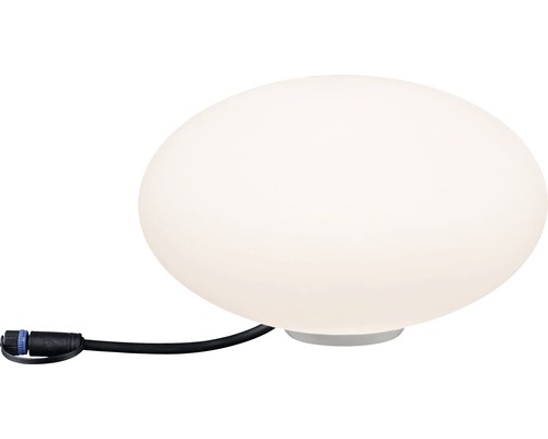 Dekoratívna záhradná lampa v tvare vajca s káblovým pripojením