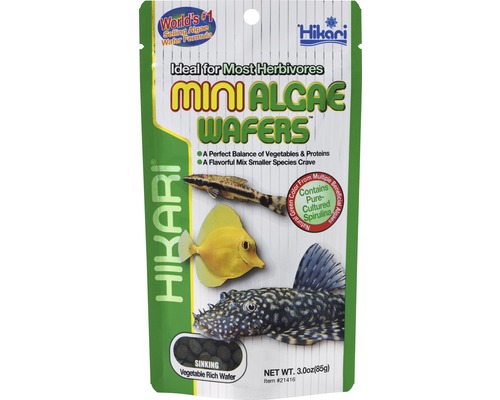 Krmivo pre ryby Hikari Tropical Mini Algae Wafers 85 g Krmivo pre ryby Hikari Mini Algae Wafers, balenie 85 g