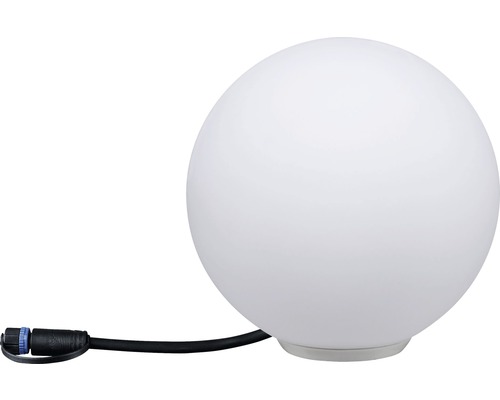 LED vonkajšie bodové svietidlo Paulmann 94177 Plug and Shine Globe IP67 2,8W 160lm 3000K biele