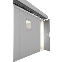 Prídavné dvere pre záhradné domčeky Biohort CasaNova 95x200 cm pravé strieborné metalické-thumb-0