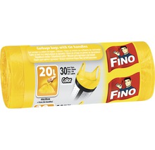 Vrecia na odpad Fino Color 20 l 30 ks žlté-thumb-0