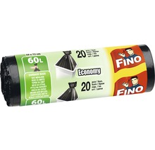 Vrecia na odpad Fino Economy čierne 20x60 l-thumb-0