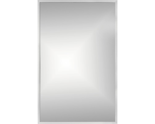 Zrkadlo do kúpeľne 65x100 cm strieborné