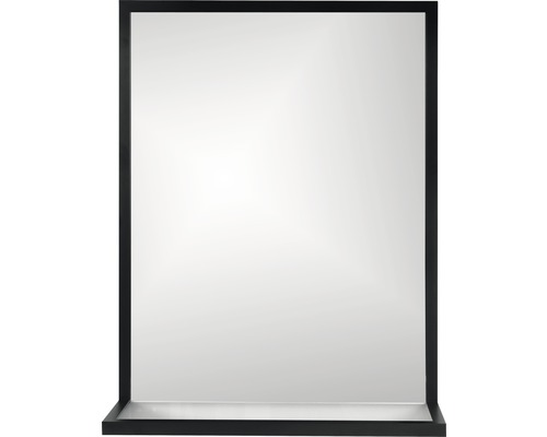 Zrkadlo do kúpeľne 65x60 cm s poličkou-0