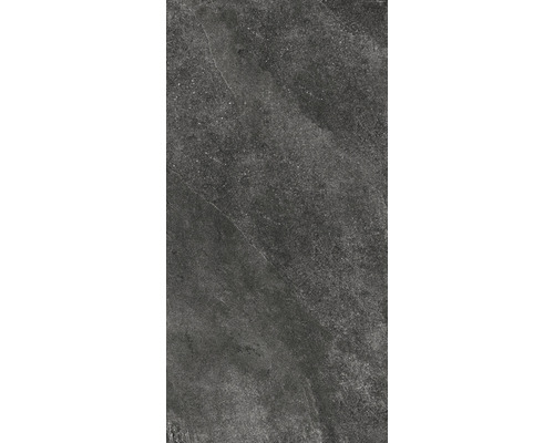 Tmavosivá podlahová dlaždica so vzhľadom mramoru
