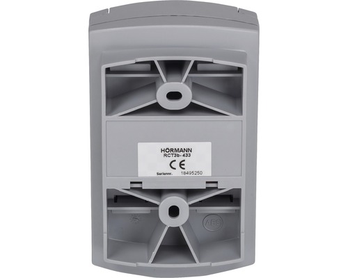 Pohľad zozadu na ručný vysielač Hörmann RCT3b-433