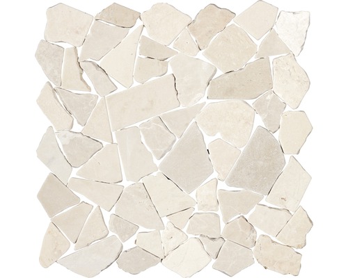 Mramorová mozaika z prírodného kameňa Biancone béžová 30,5 x 30,5 cm
