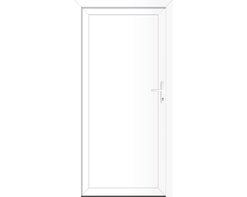 Biele interiérové dvere s kľučkou a zámkom