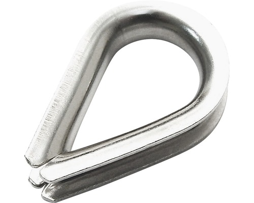 Lanová očnica 3 mm Nerezová oceľová srdcovka pre drôtené laná