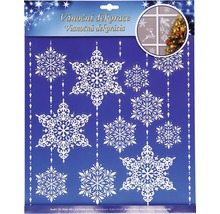 Vianočná dekorácia so snehovými vločkami