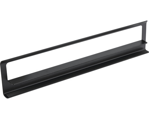 Čierna nástenná polica