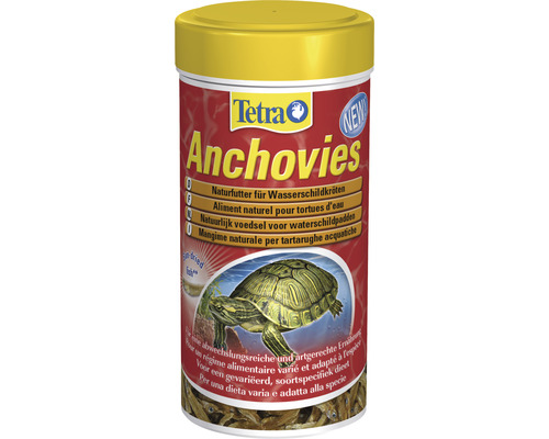 Doplnkové krmivo pre vodné korytnačky Tetra Repto Anchovies 250 ml-0