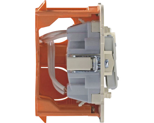 Zapustená spínacia vložka s prívodným vedením v zapustenej krabici