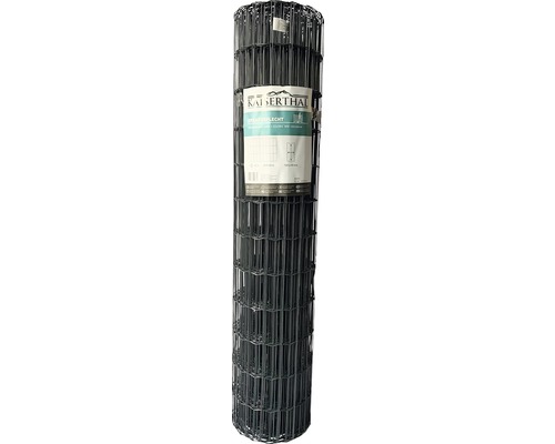 Zvárané pletivo Kaiserthal PVC 120cm x 20m veľ. ok 100x50mm antracit Rolka pletiva Kaiserthal