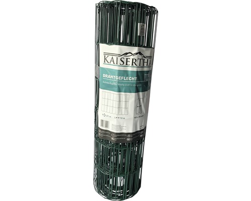 Zvárané pletivo Kaiserthal zvlnené PVC 61x1000 cm zelené