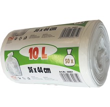 Rolka vriec na odpad, 10 litrov, 50 kusov