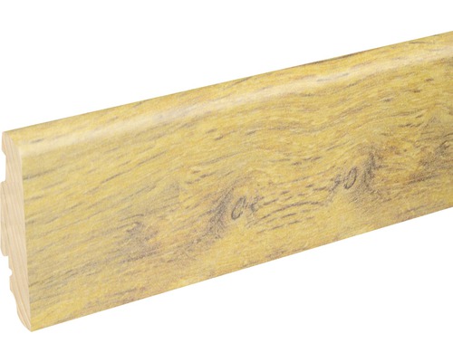 Soklová lišta Skandor Old Victoria Oak lesklá FU60L 19x58x2400 mm Podlahová lišta s dreveným dekorom