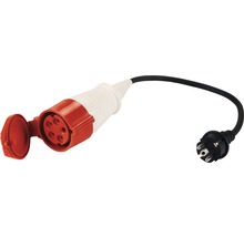 Adaptérový kábel s CEE zástrčkou na ochrannú kontaktnú zástrčku