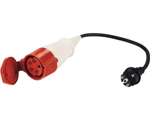 Adaptérový kábel s CEE zástrčkou na ochrannú kontaktnú zástrčku