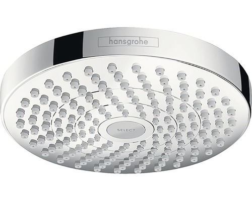 Hlavová sprcha Hansgrohe s niekoľkými druhmi prúdu