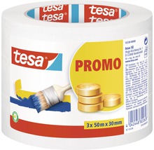 Rola maliarskej pásky Tesa, balenie po 3 kusy s rozmermi 50 metrov x 30 milimetrov