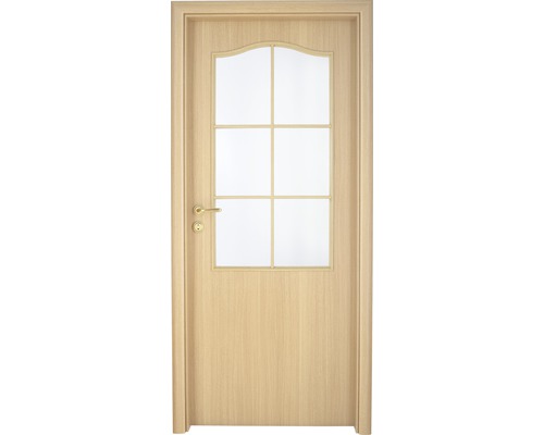 Interiérové dvere Single 2 presklené 80 P dub