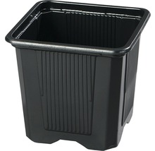 Štvorcový kvetináč z plastu