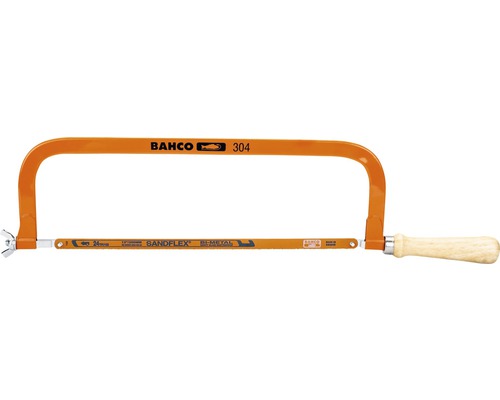 BAHCO rámová pílka na kov s drevenou rukoväťou