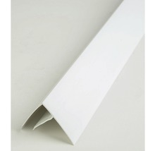 Profil pre plastové palubky hrebeňový 3000 x 32 x 26 mm biely-thumb-1