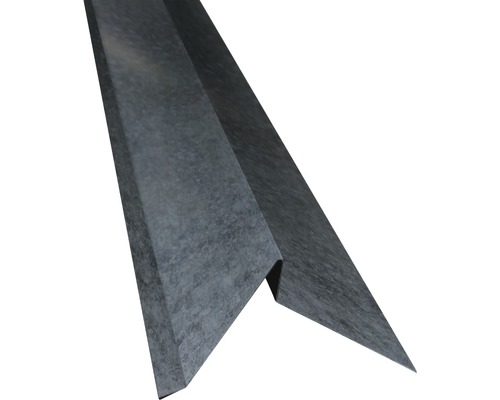 Krajový plech Precit Roof bez vodnej drážky 1000 mm, pozink Okrúhla lišta strechy z kovu