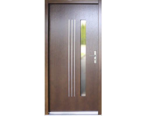 Vchodové dvere Thermoguard M1 100 Ľ orech Vchodové dvere Thermoguard M1 100 Ľ orech