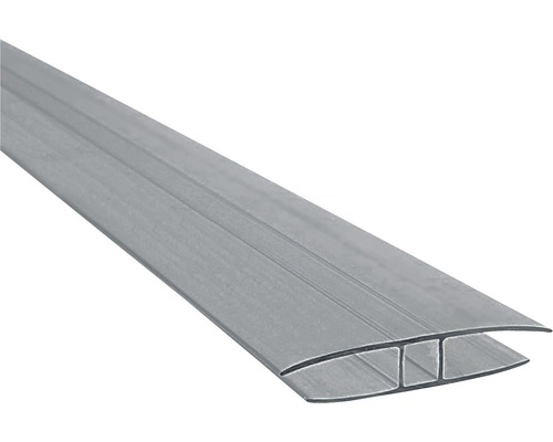 Plastový profil Bravo LPH na polykarbonátové dosky 10 mm dĺžka 3 m H-profil pre polykarbonátové dosky